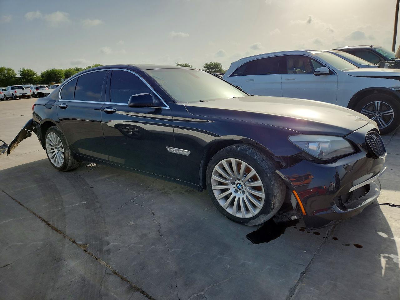 2012 Bmw 750 Xi Black vin: WBAKC6C51CC396059