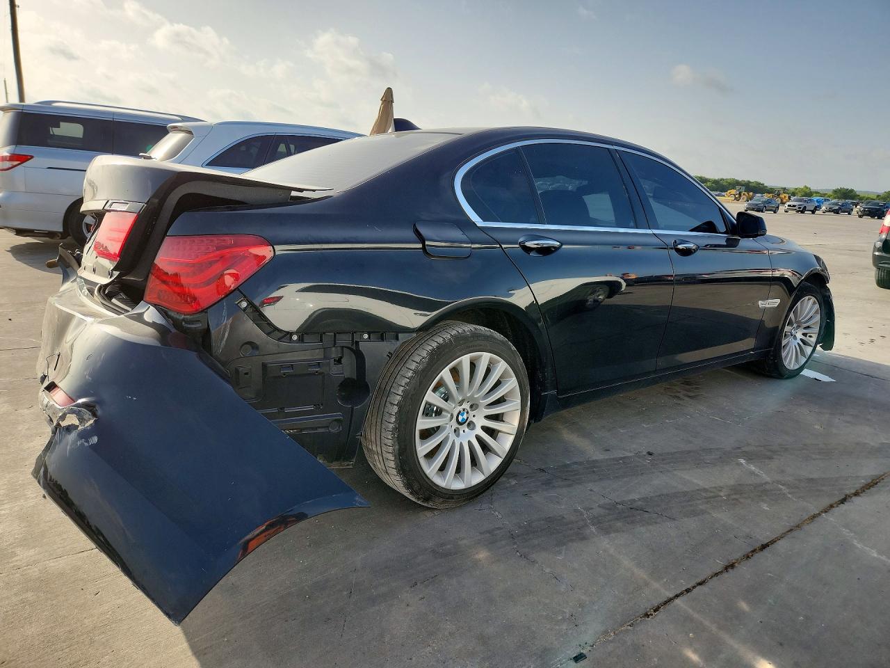 2012 Bmw 750 Xi Black vin: WBAKC6C51CC396059