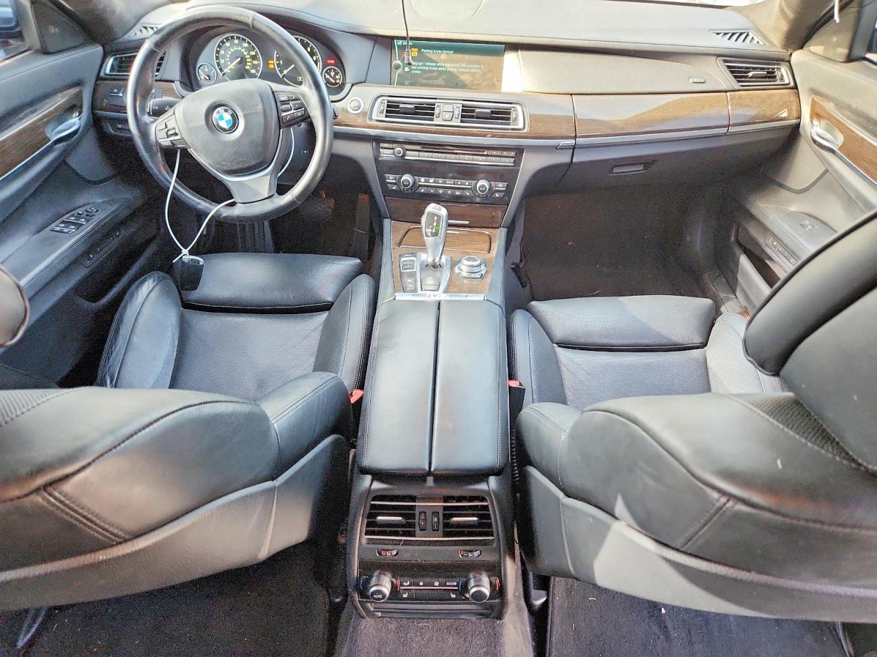 2012 Bmw 750 Xi Black vin: WBAKC6C51CC396059