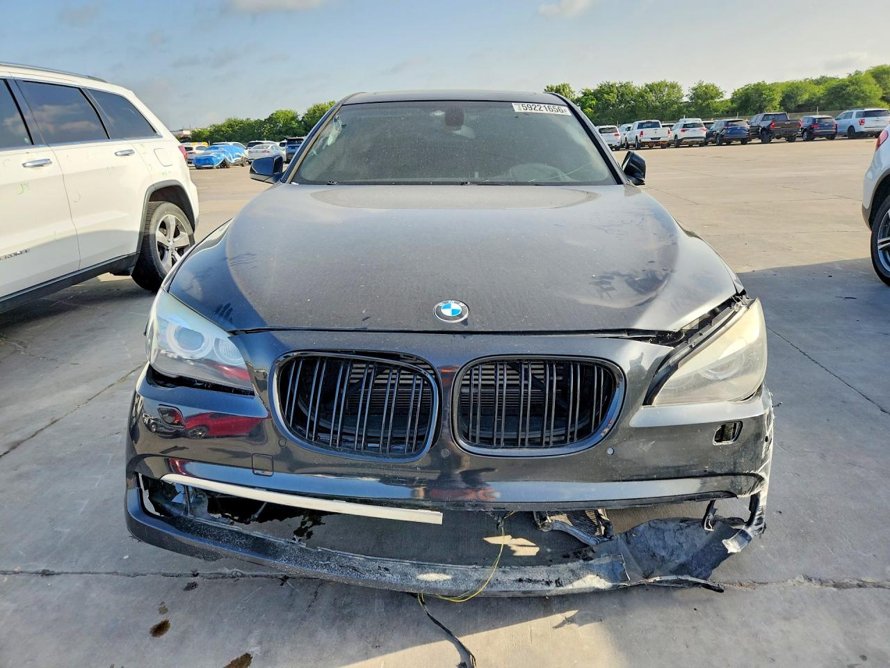 2012 Bmw 750 Xi Black vin: WBAKC6C51CC396059