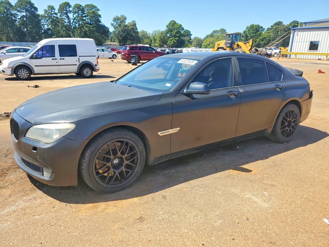 2012 Bmw 750 Xi Black vin: WBAKC6C51CC396949