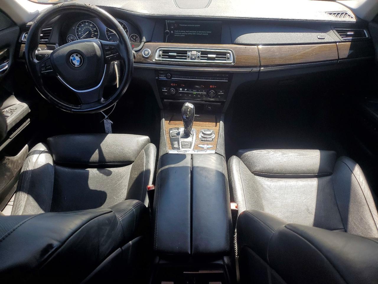 2012 Bmw 750 Xi Black vin: WBAKC6C51CC396949