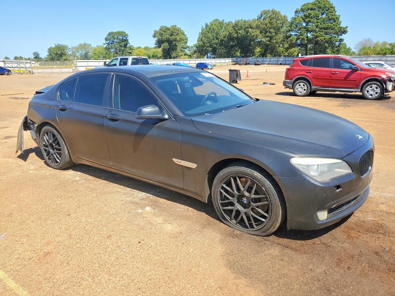 2012 Bmw 750 Xi Black vin: WBAKC6C51CC396949