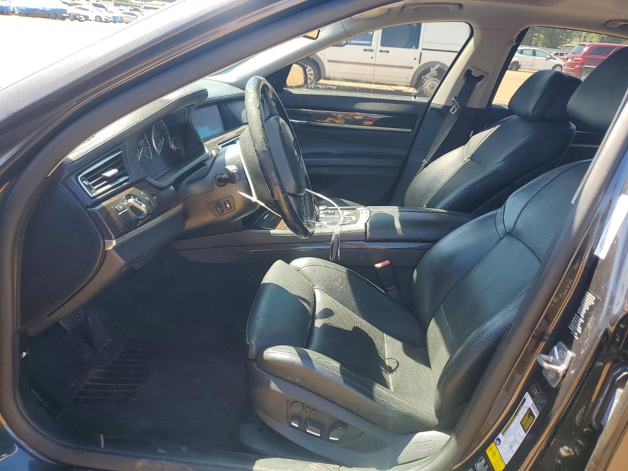 2012 Bmw 750 Xi Black vin: WBAKC6C51CC396949