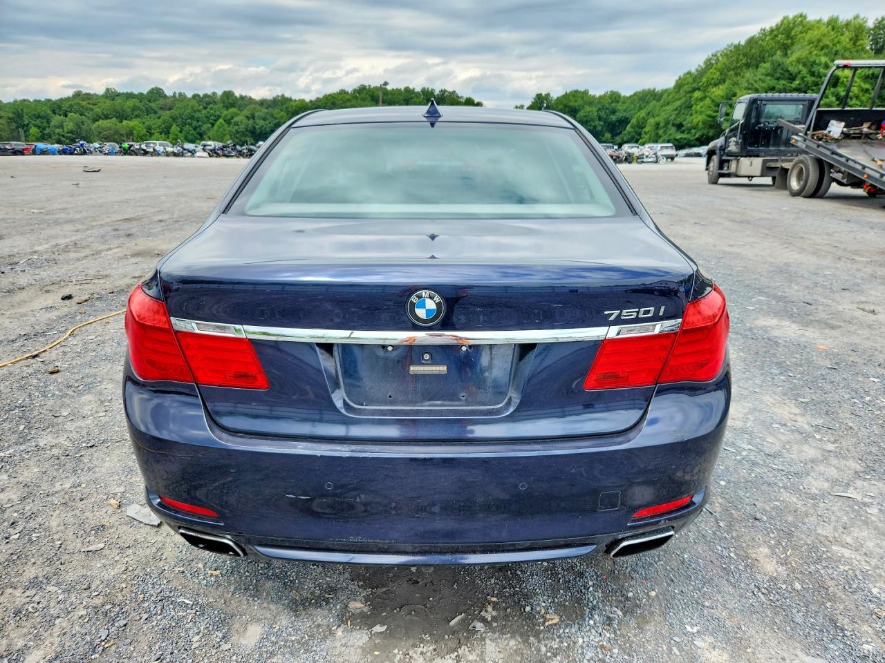 2010 Bmw 750 I Xdrive Синий vin: WBAKC6C53AC393337
