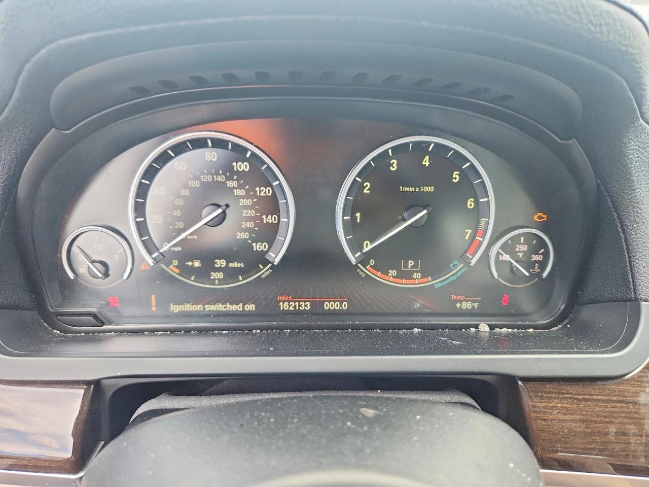 2010 Bmw 750 I Xdrive Синий vin: WBAKC6C53AC393337