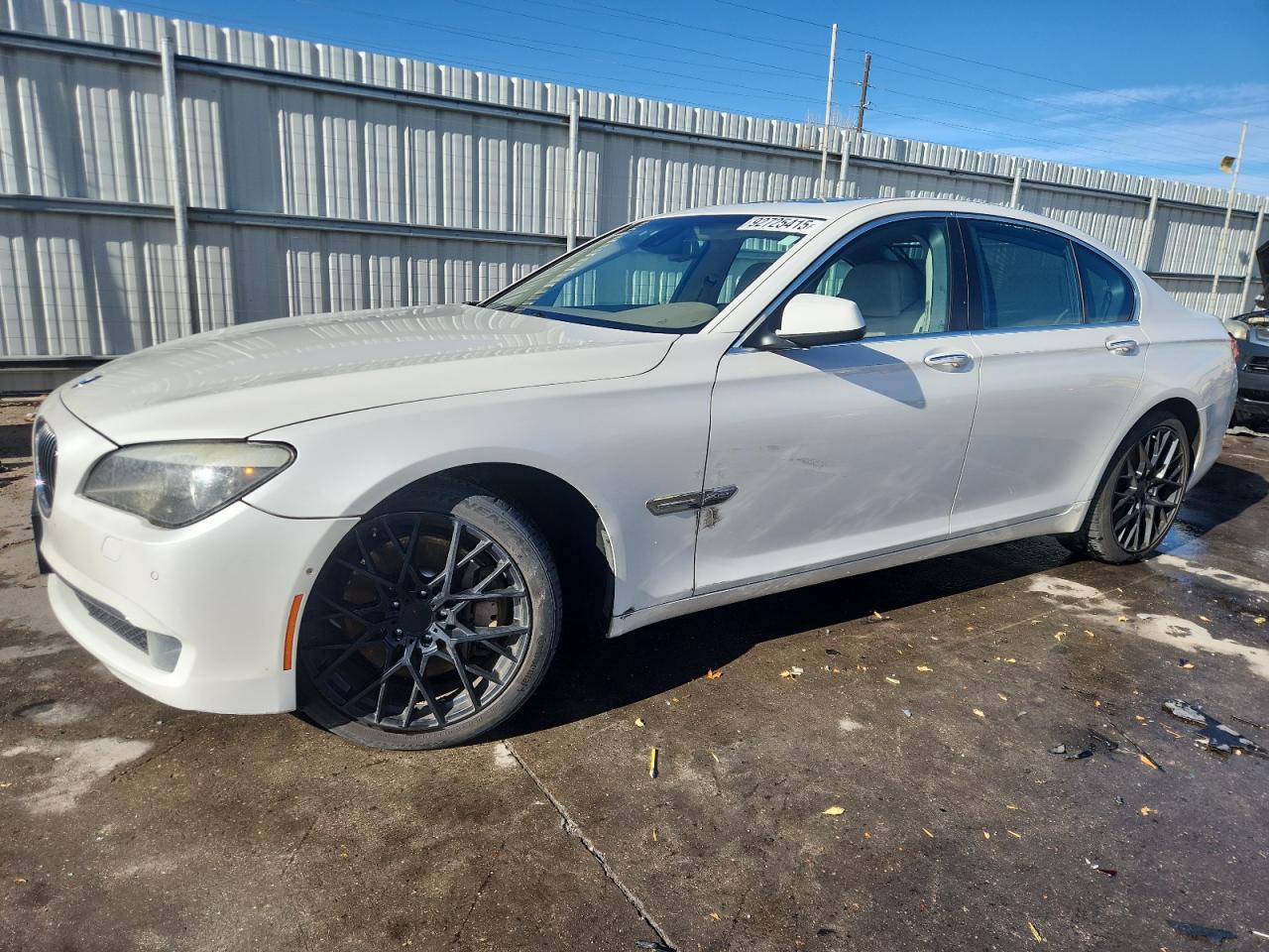 2010 Bmw 750 I Xdrive White vin: WBAKC6C53ACL67725