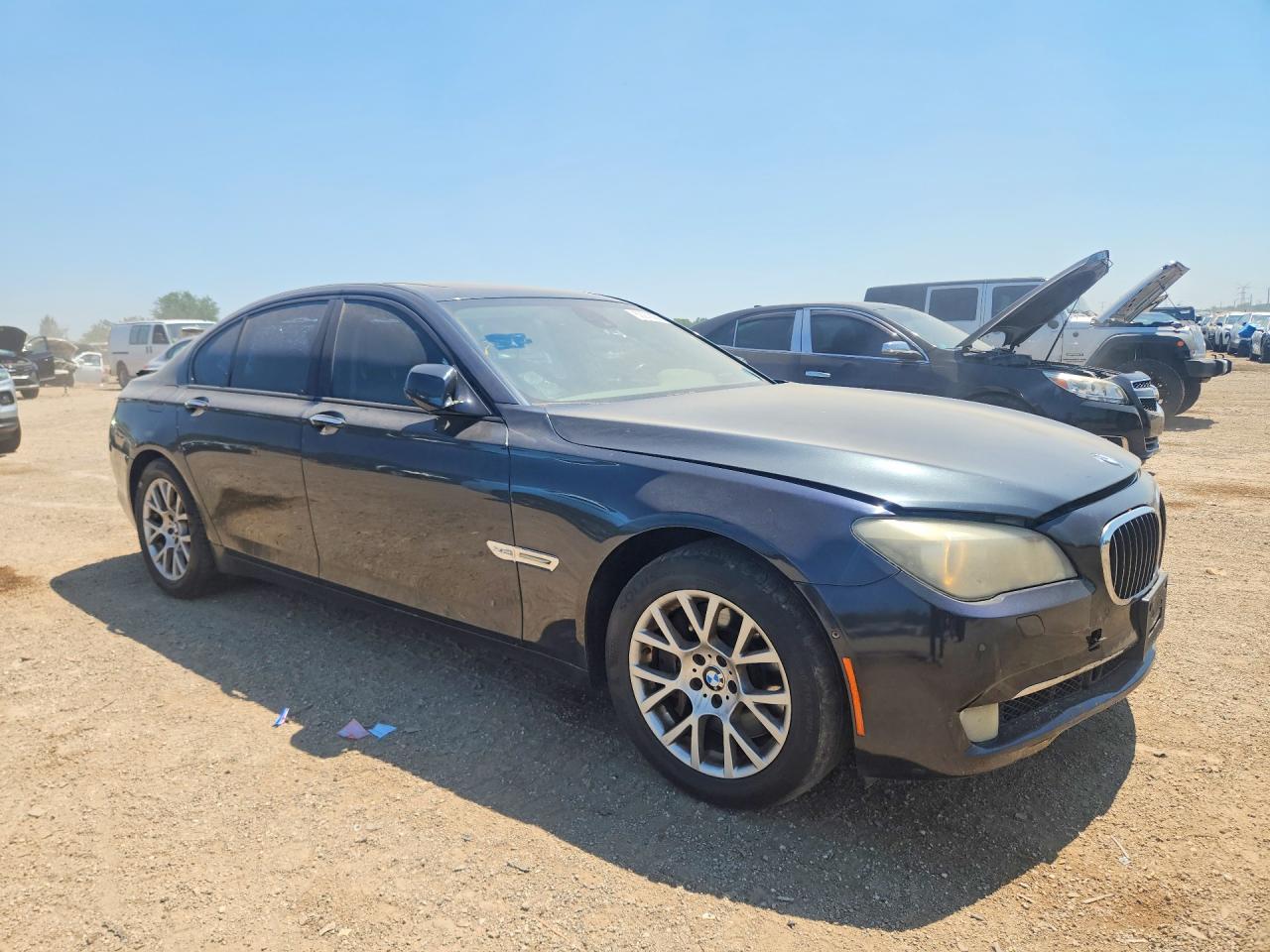 2010 Bmw 750 I Xdrive Gray vin: WBAKC6C54AC393640