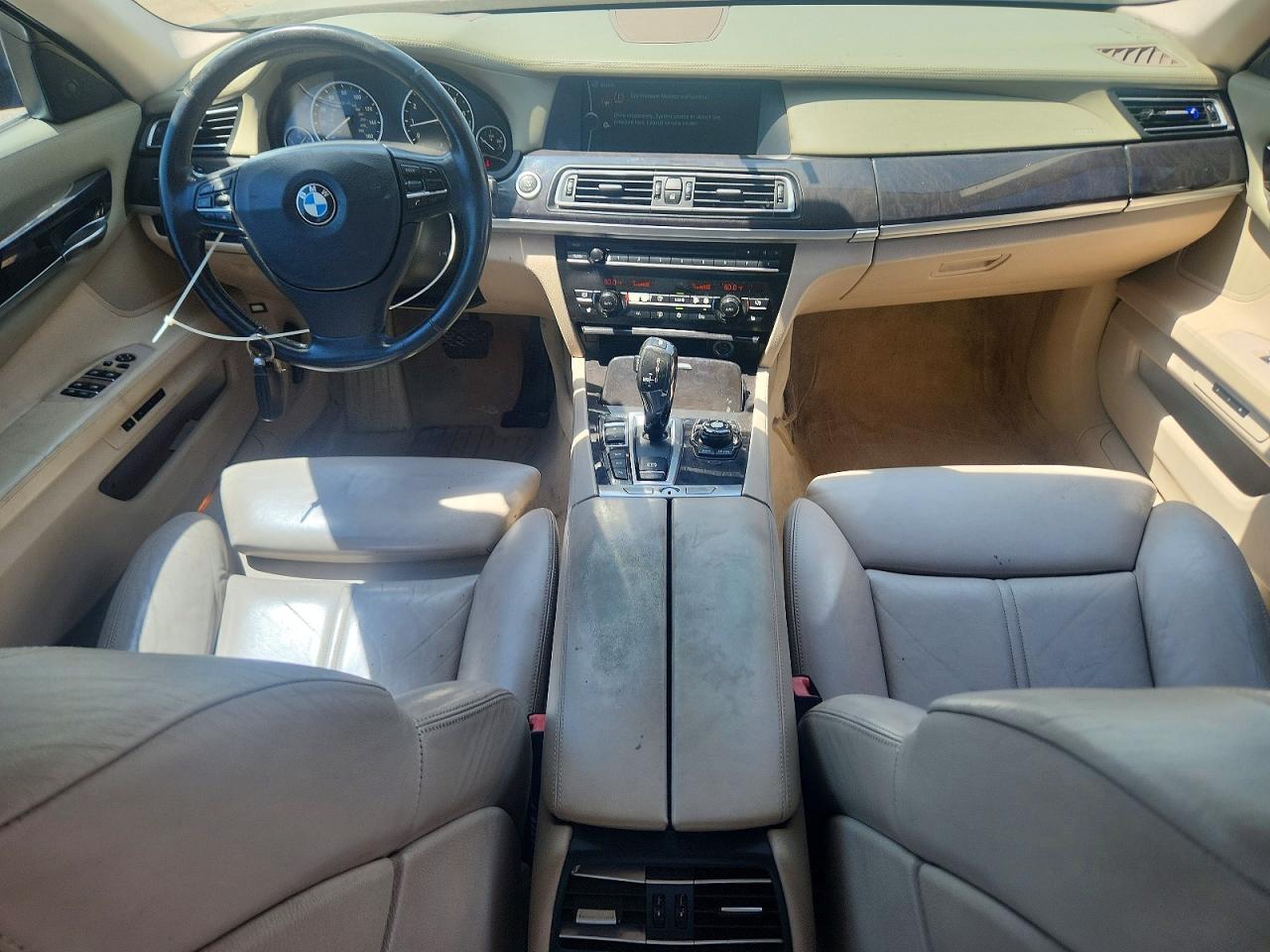 2010 Bmw 750 I Xdrive Gray vin: WBAKC6C54AC393640
