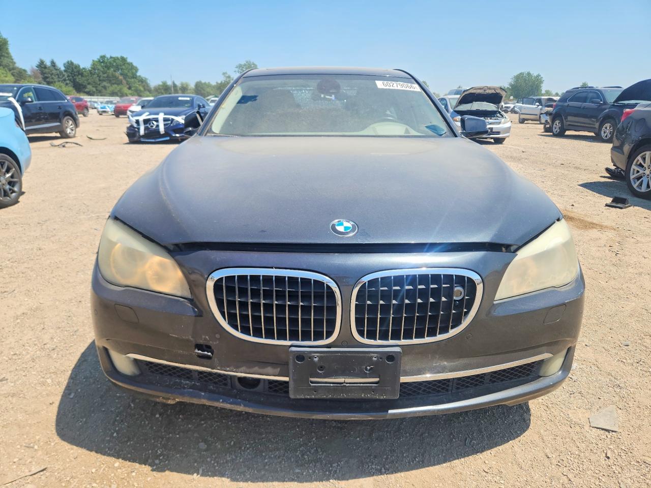 2010 Bmw 750 I Xdrive Gray vin: WBAKC6C54AC393640