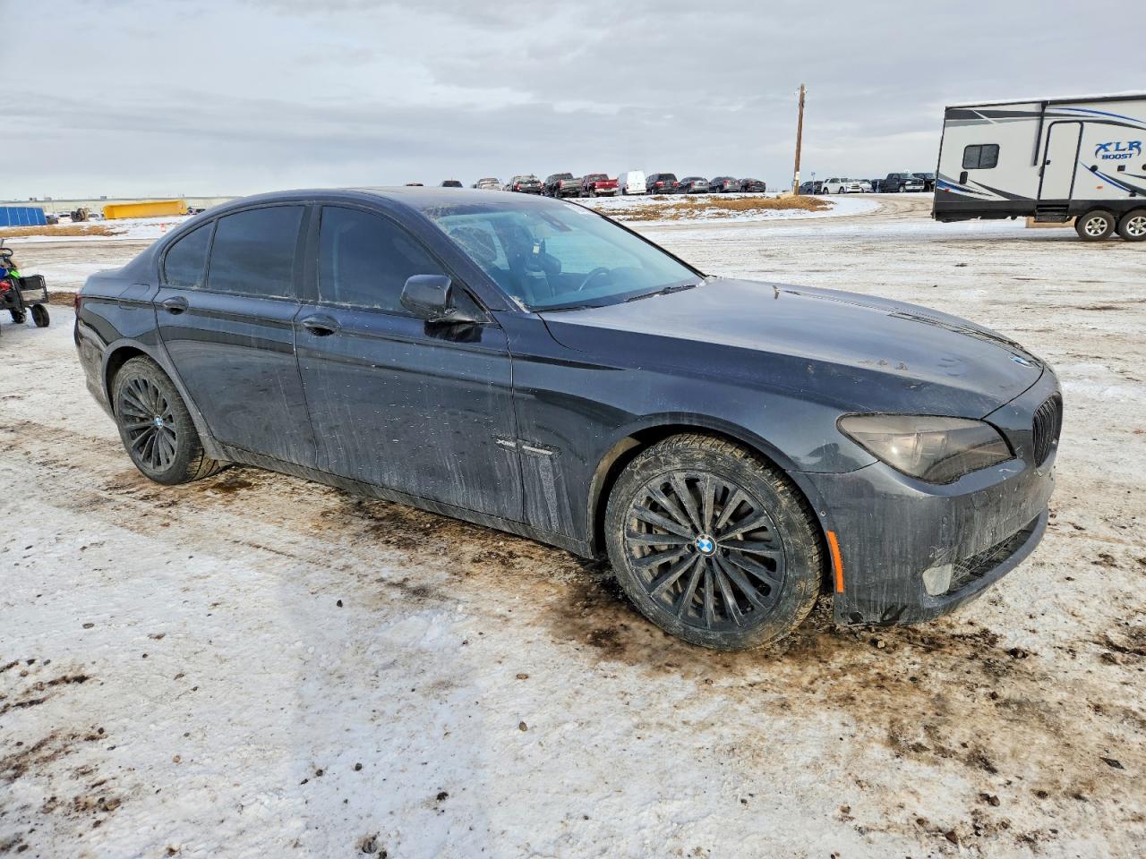 2010 Bmw 750 I Xdrive Charcoal vin: WBAKC6C54AC393895