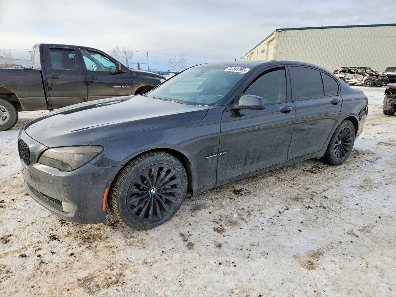 2010 Bmw 750 I Xdrive Charcoal vin: WBAKC6C54AC393895