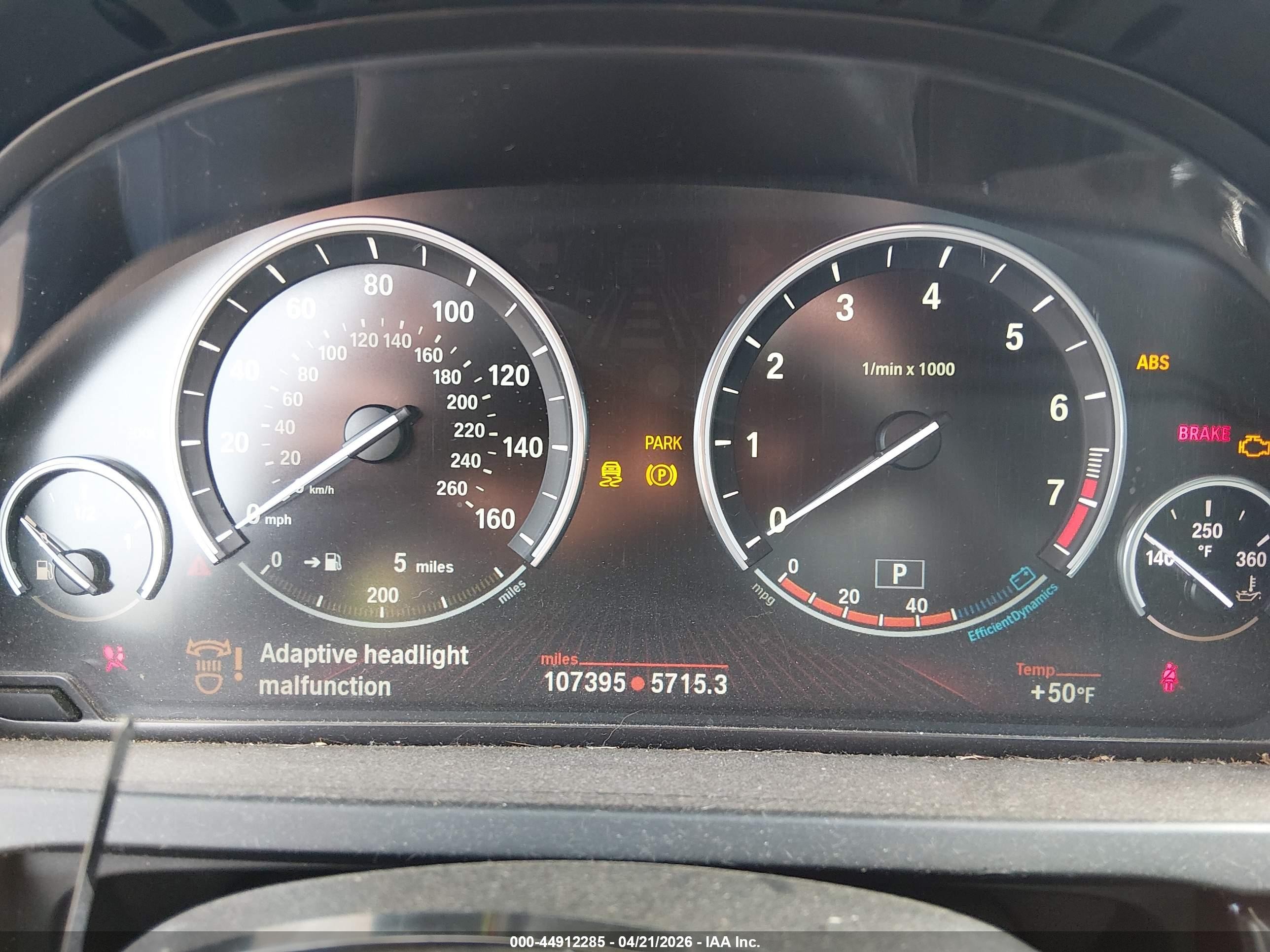 2010 Bmw 750i Xdrive Blue vin: WBAKC6C54ACL67667