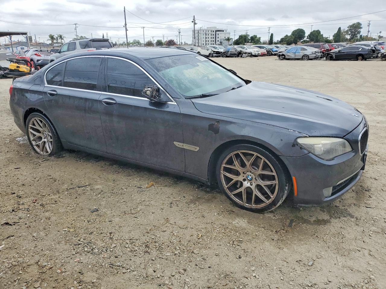 2011 Bmw 750 Xi Gray vin: WBAKC6C54BC394238