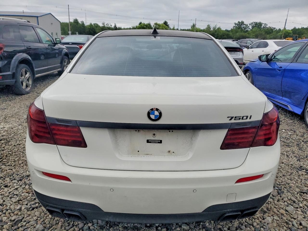 2012 Bmw 750 Xi White vin: WBAKC6C54CC396718