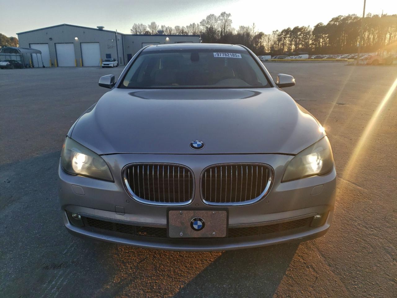 2011 Bmw 750 Xi Silver vin: WBAKC6C55BC394524