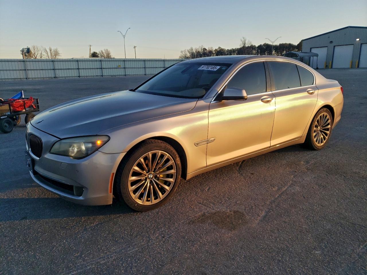 2011 Bmw 750 Xi Silver vin: WBAKC6C55BC394524