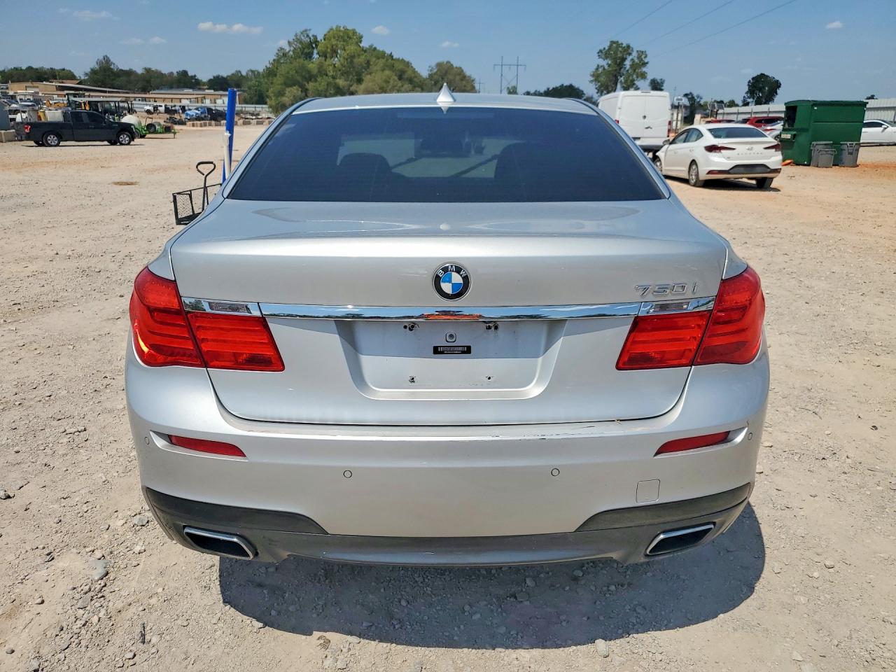 2012 Bmw 750 Xi Silver vin: WBAKC6C55CC396694