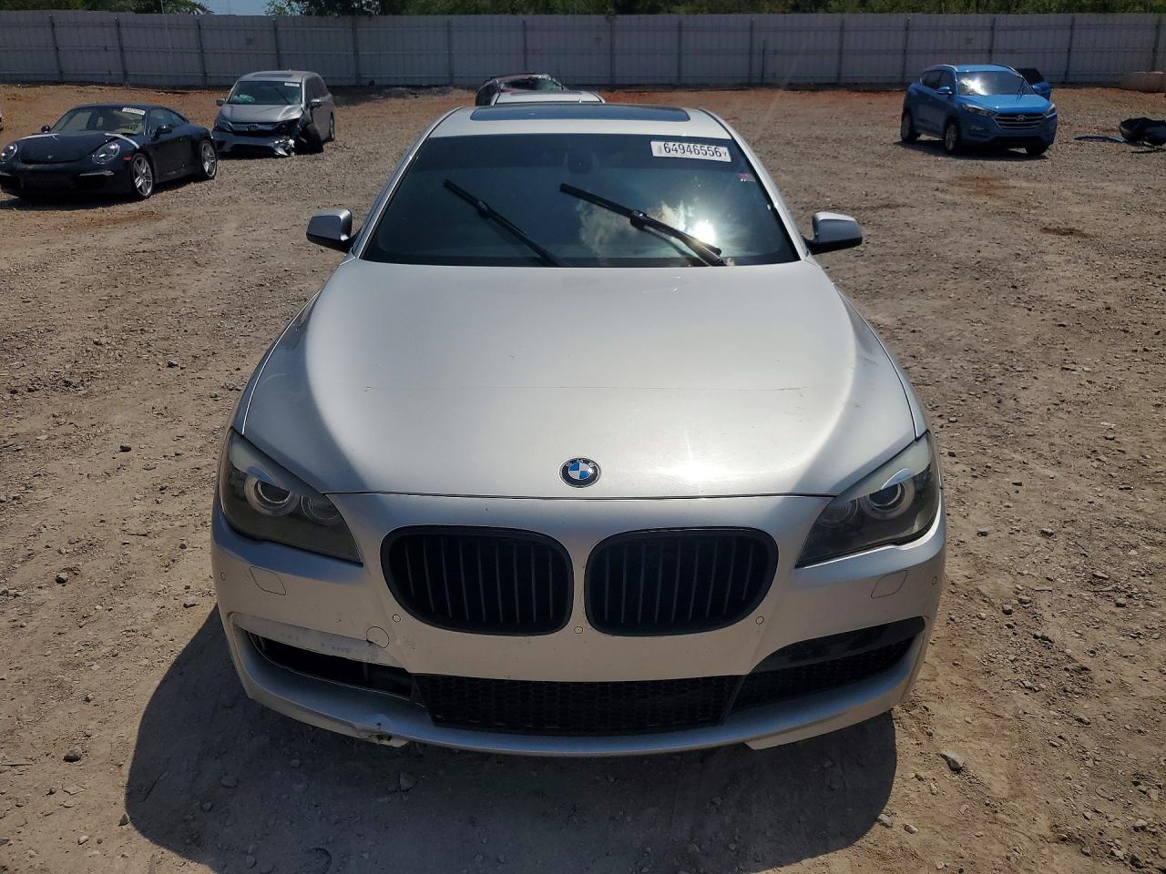 2012 Bmw 750 Xi Silver vin: WBAKC6C55CC396694