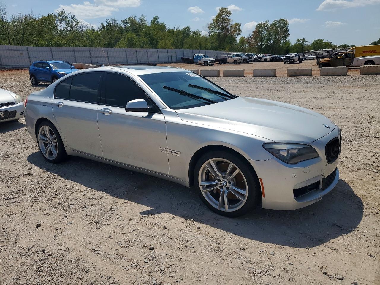 2012 Bmw 750 Xi Silver vin: WBAKC6C55CC396694