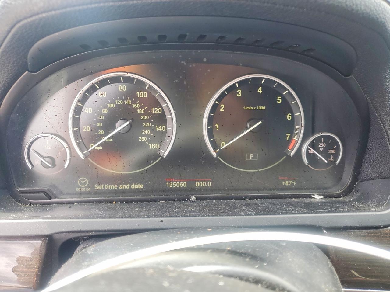 2012 Bmw 750 Xi Black vin: WBAKC6C56CC395747