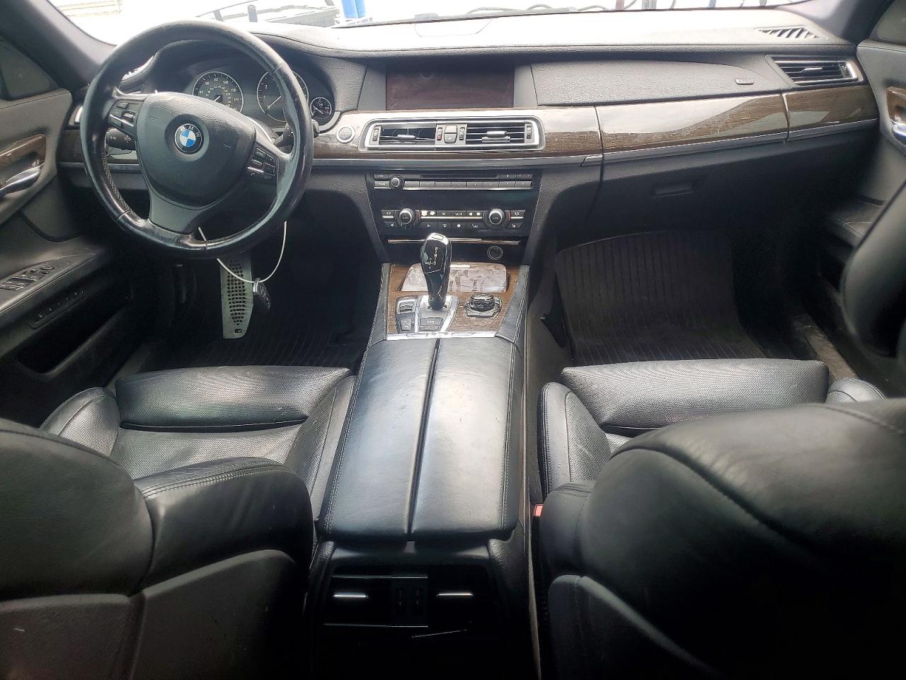 2012 Bmw 750 Xi Black vin: WBAKC6C56CC395747