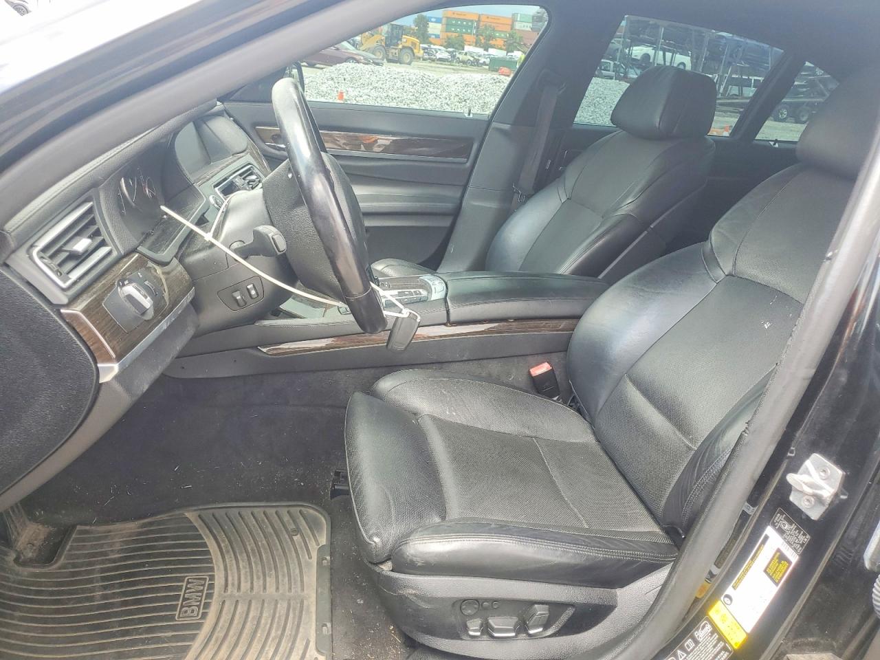 2012 Bmw 750 Xi Black vin: WBAKC6C56CC395747