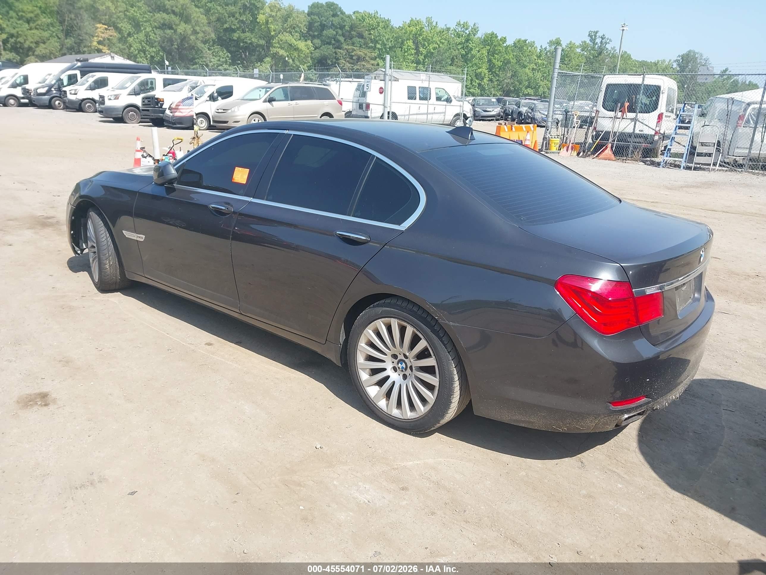 2012 Bmw 750i Xdrive Black vin: WBAKC6C56CC397112