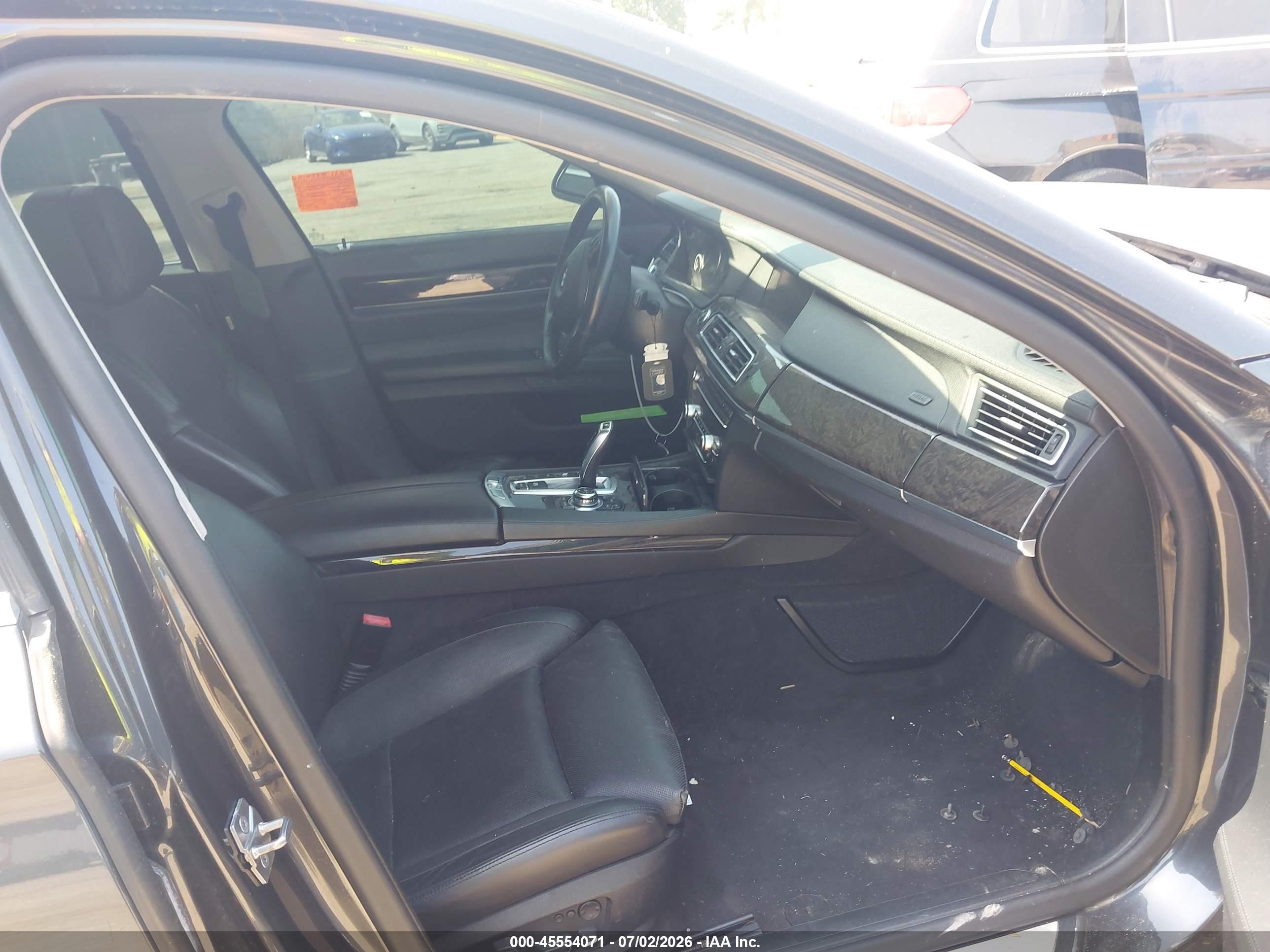 2012 Bmw 750i Xdrive Black vin: WBAKC6C56CC397112