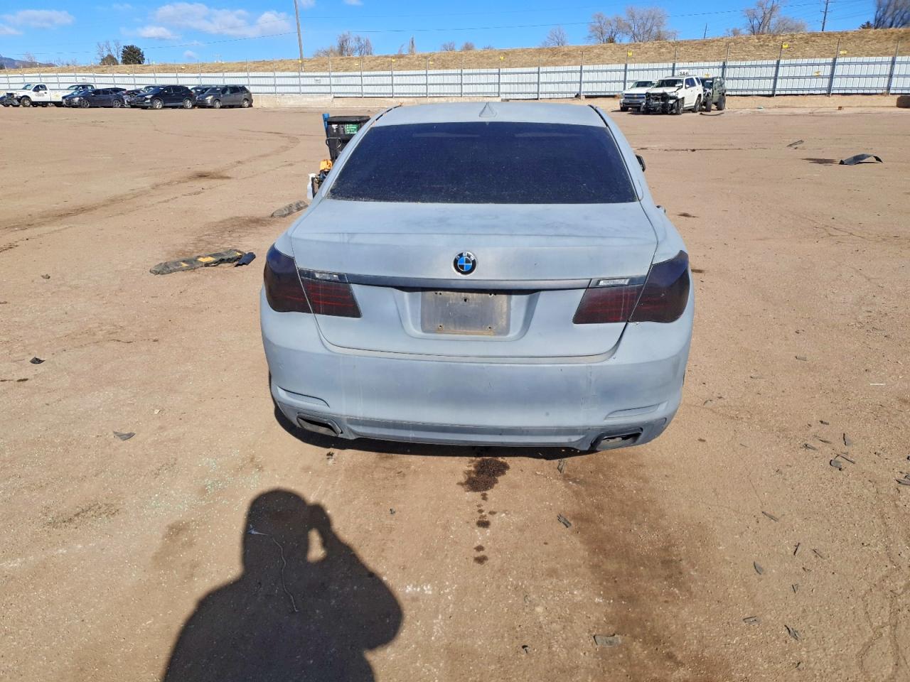 2011 Bmw 750 Xi Gray vin: WBAKC6C57BC394623