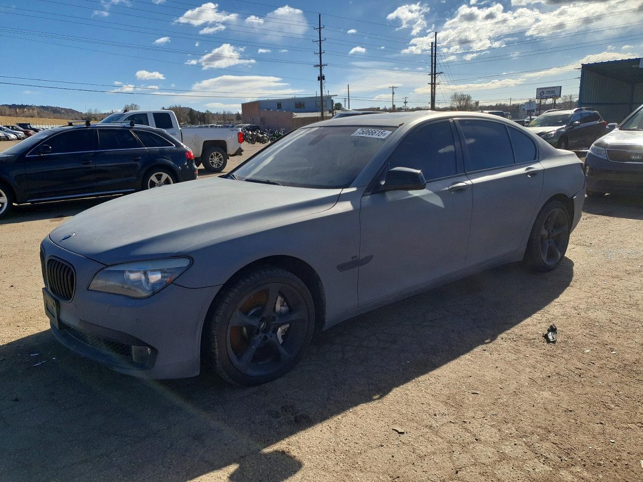 2011 Bmw 750 Xi Gray vin: WBAKC6C57BC394623