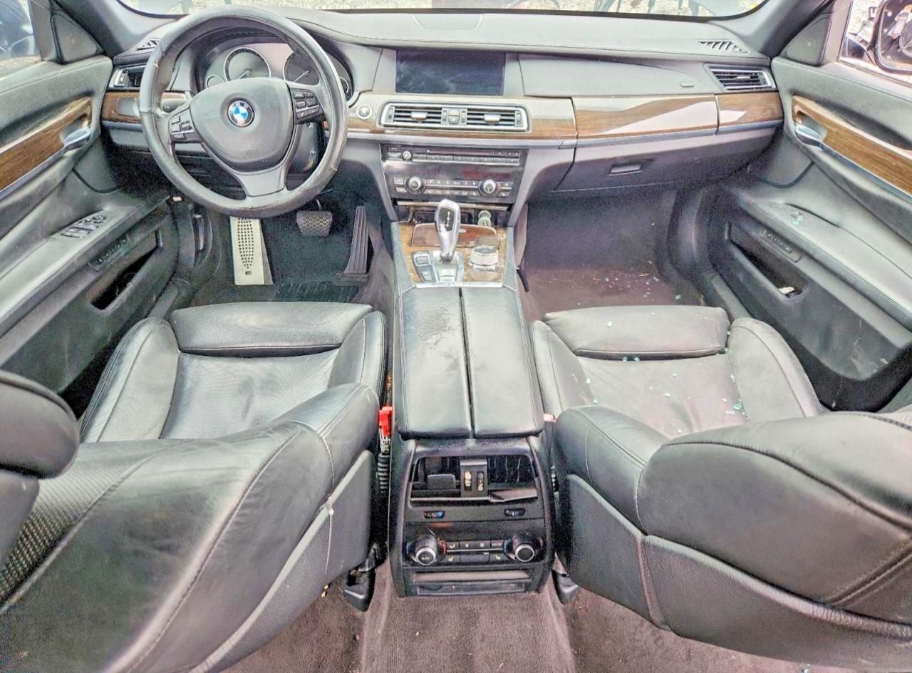 2012 Bmw 750 Xi Black vin: WBAKC6C57CC396275