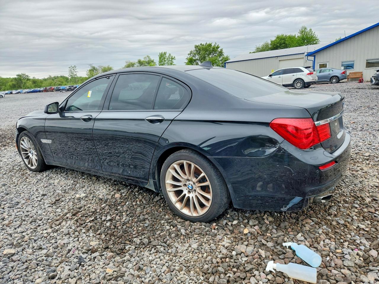 2012 Bmw 750 Xi Black vin: WBAKC6C57CC396275