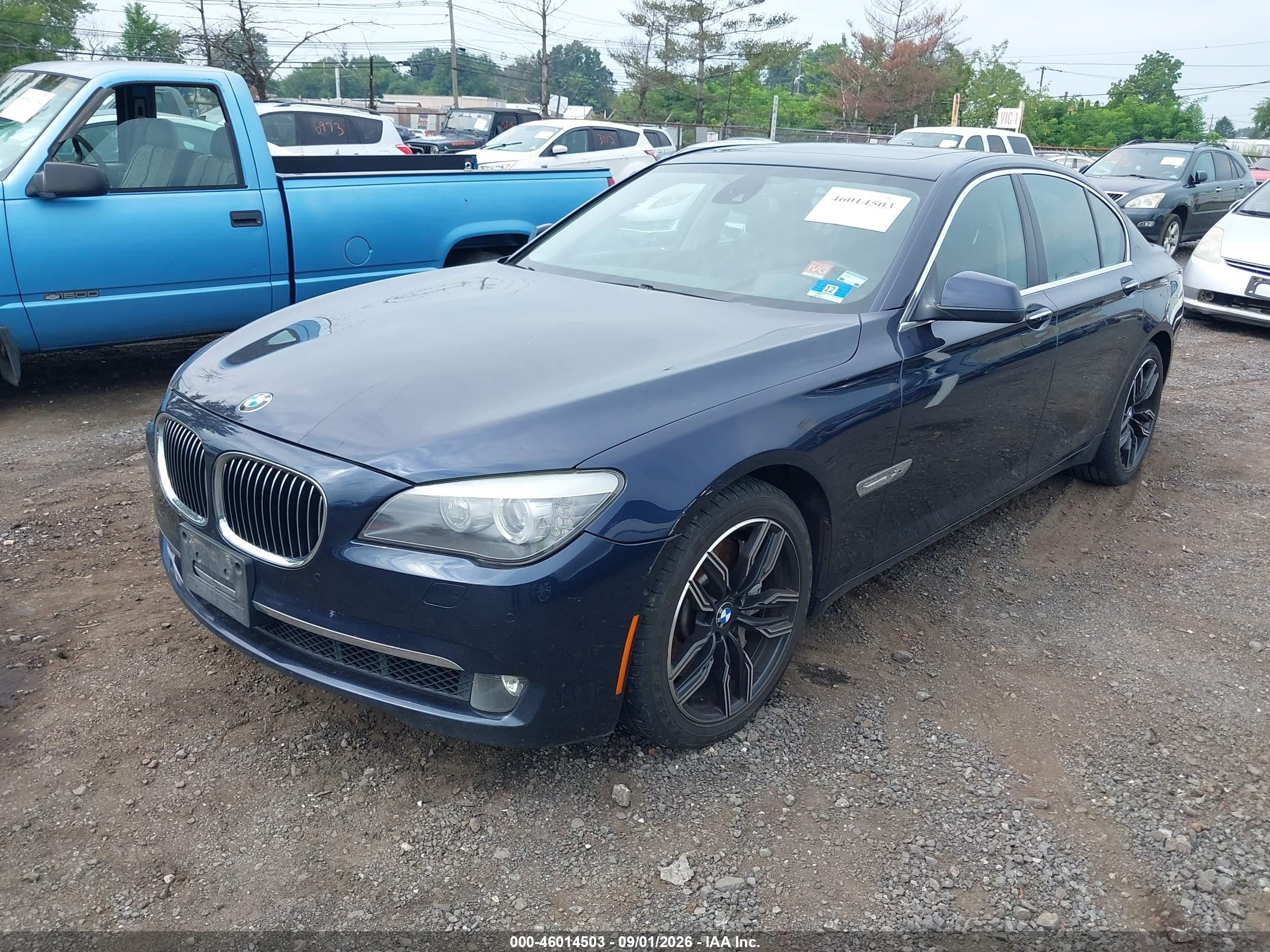 2012 Bmw 750i Xdrive Black vin: WBAKC6C57CDX99506