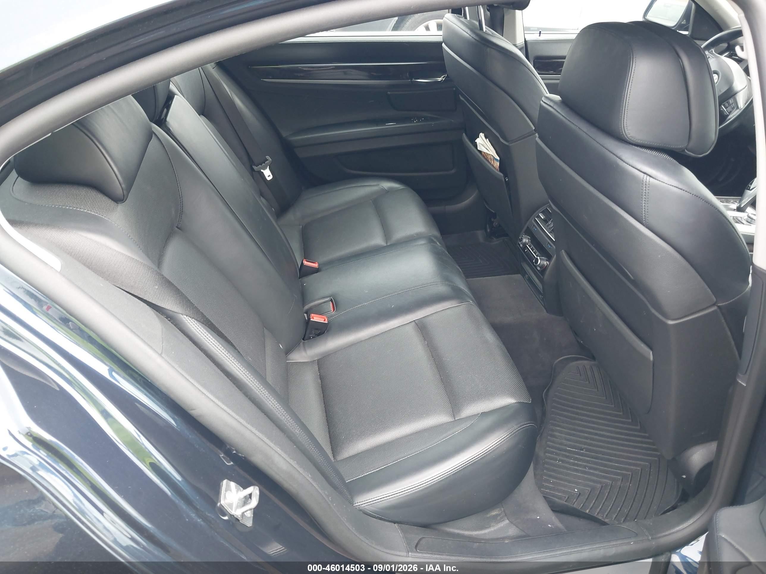 2012 Bmw 750i Xdrive Black vin: WBAKC6C57CDX99506