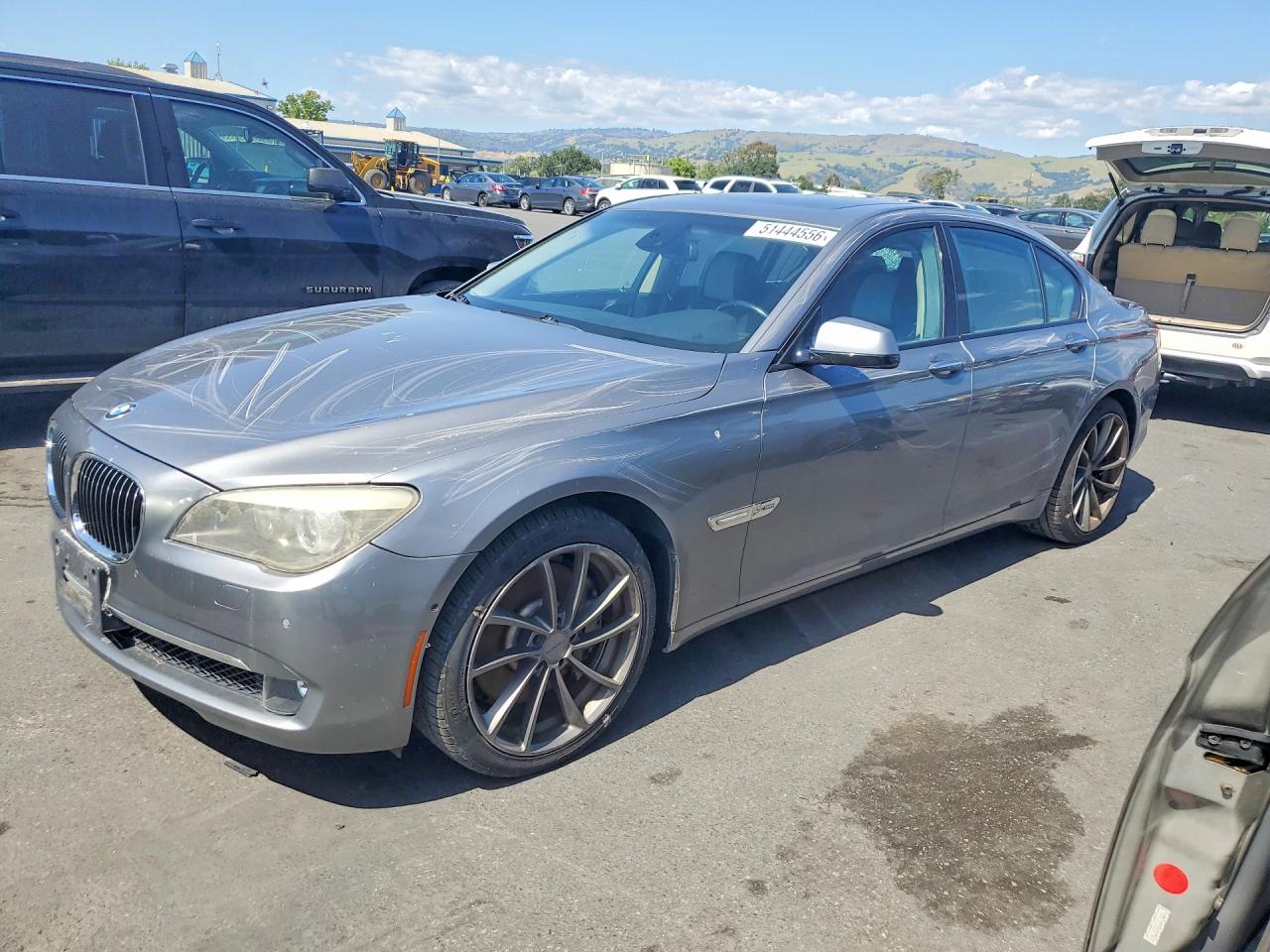 2010 Bmw 750 I Xdrive Gray vin: WBAKC6C58AC393642