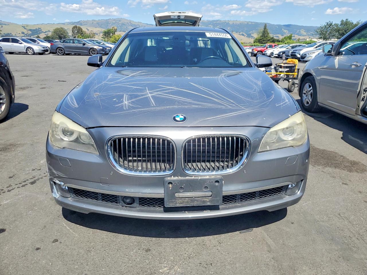 2010 Bmw 750 I Xdrive Gray vin: WBAKC6C58AC393642