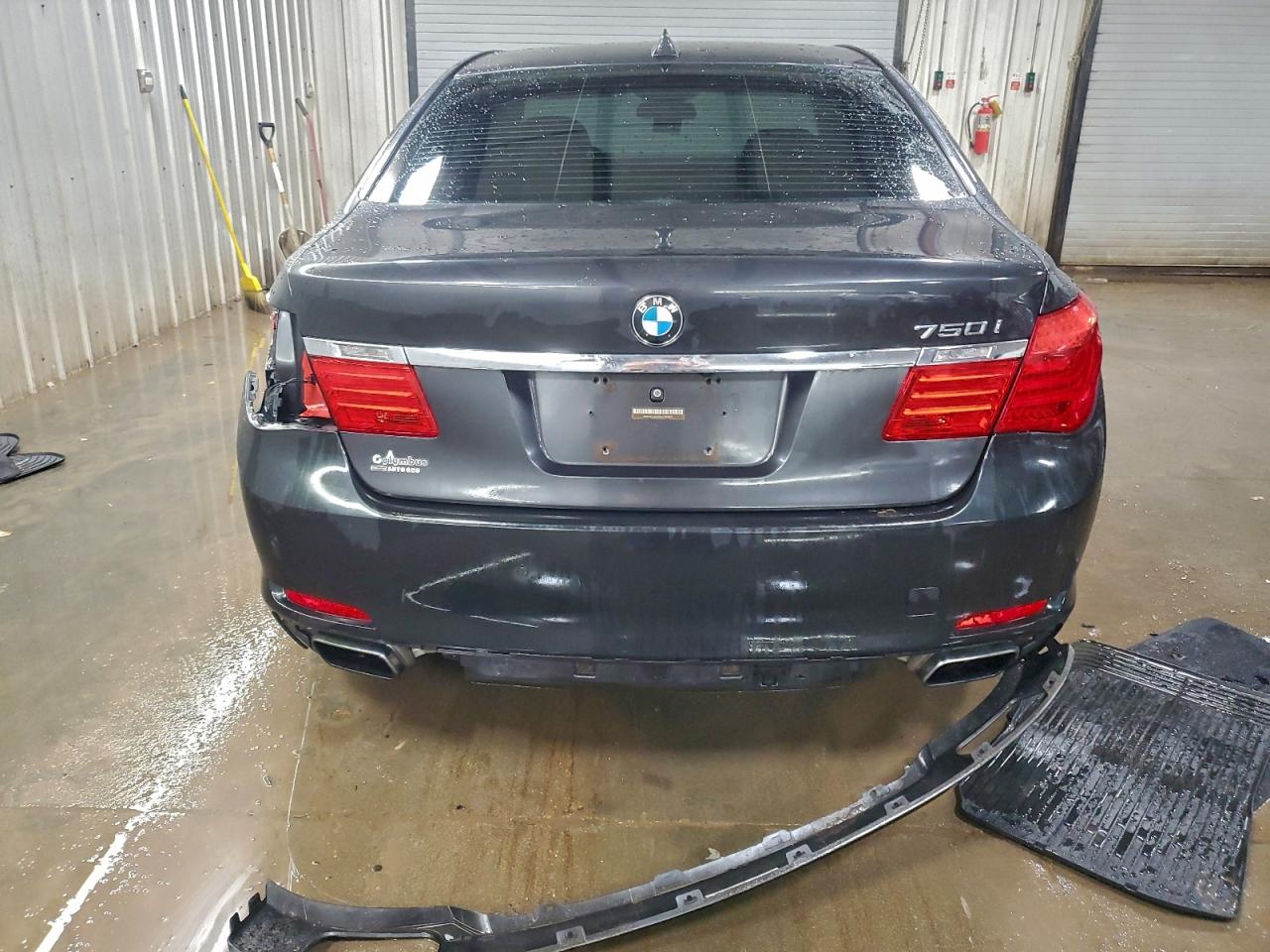 2010 Bmw 750 I Xdrive Charcoal vin: WBAKC6C59AC393357