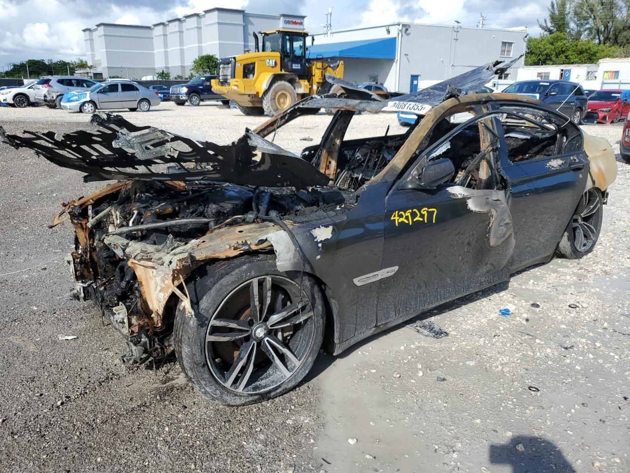 2011 Bmw 750 Xi Burn vin: WBAKC6C59BC395370