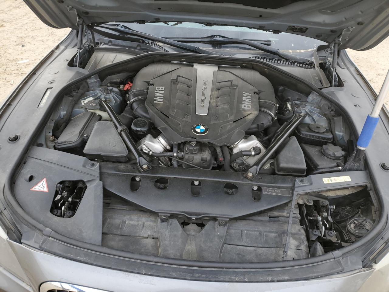 2010 Bmw 750 I Xdrive Gray vin: WBAKC6C5XAC393416
