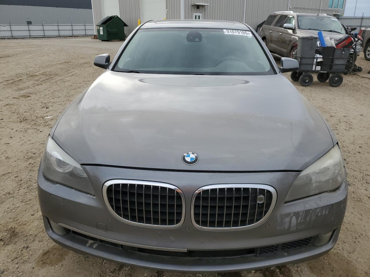 2010 Bmw 750 I Xdrive Gray vin: WBAKC6C5XAC393416