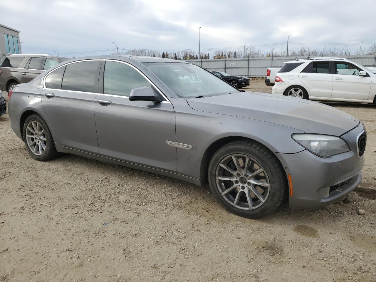 2010 Bmw 750 I Xdrive Gray vin: WBAKC6C5XAC393416