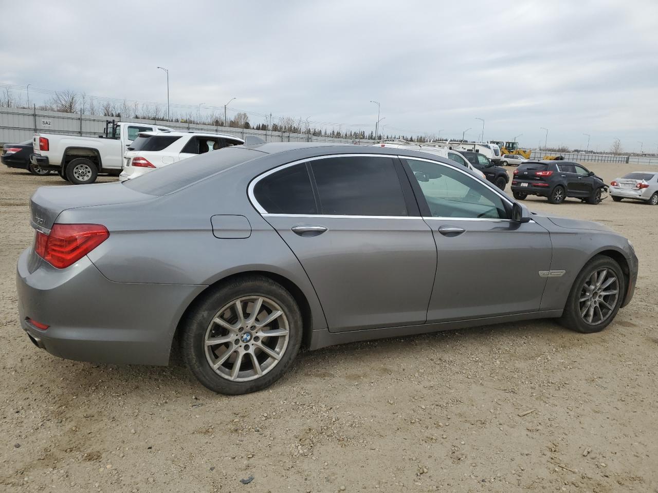 2010 Bmw 750 I Xdrive Gray vin: WBAKC6C5XAC393416