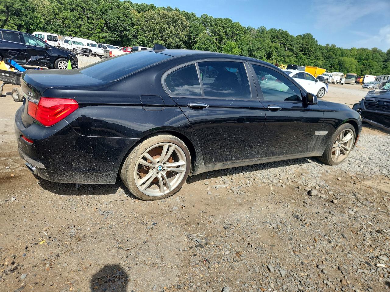 2010 Bmw 750 I Xdrive Black vin: WBAKC6C5XACL67527