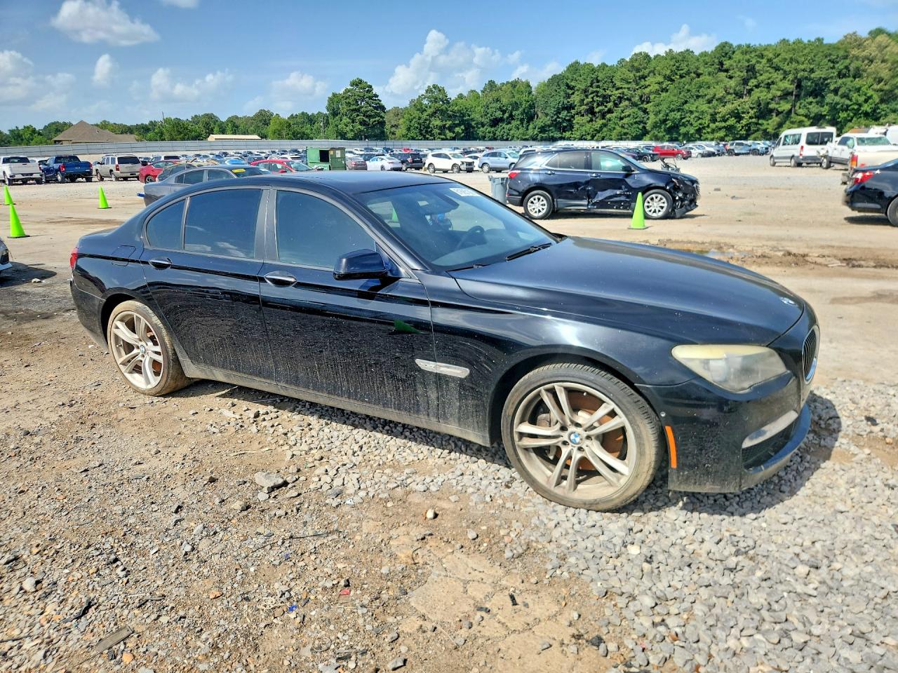 2010 Bmw 750 I Xdrive Black vin: WBAKC6C5XACL67527