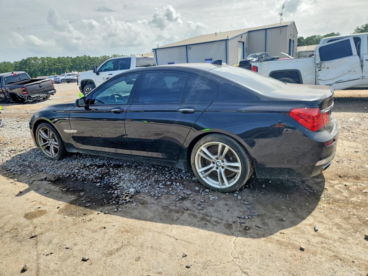 2010 Bmw 750 I Xdrive Black vin: WBAKC6C5XACL67527