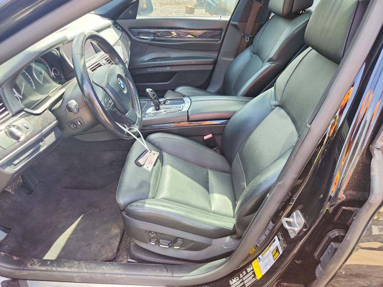 2010 Bmw 750 I Xdrive Black vin: WBAKC6C5XACL67527