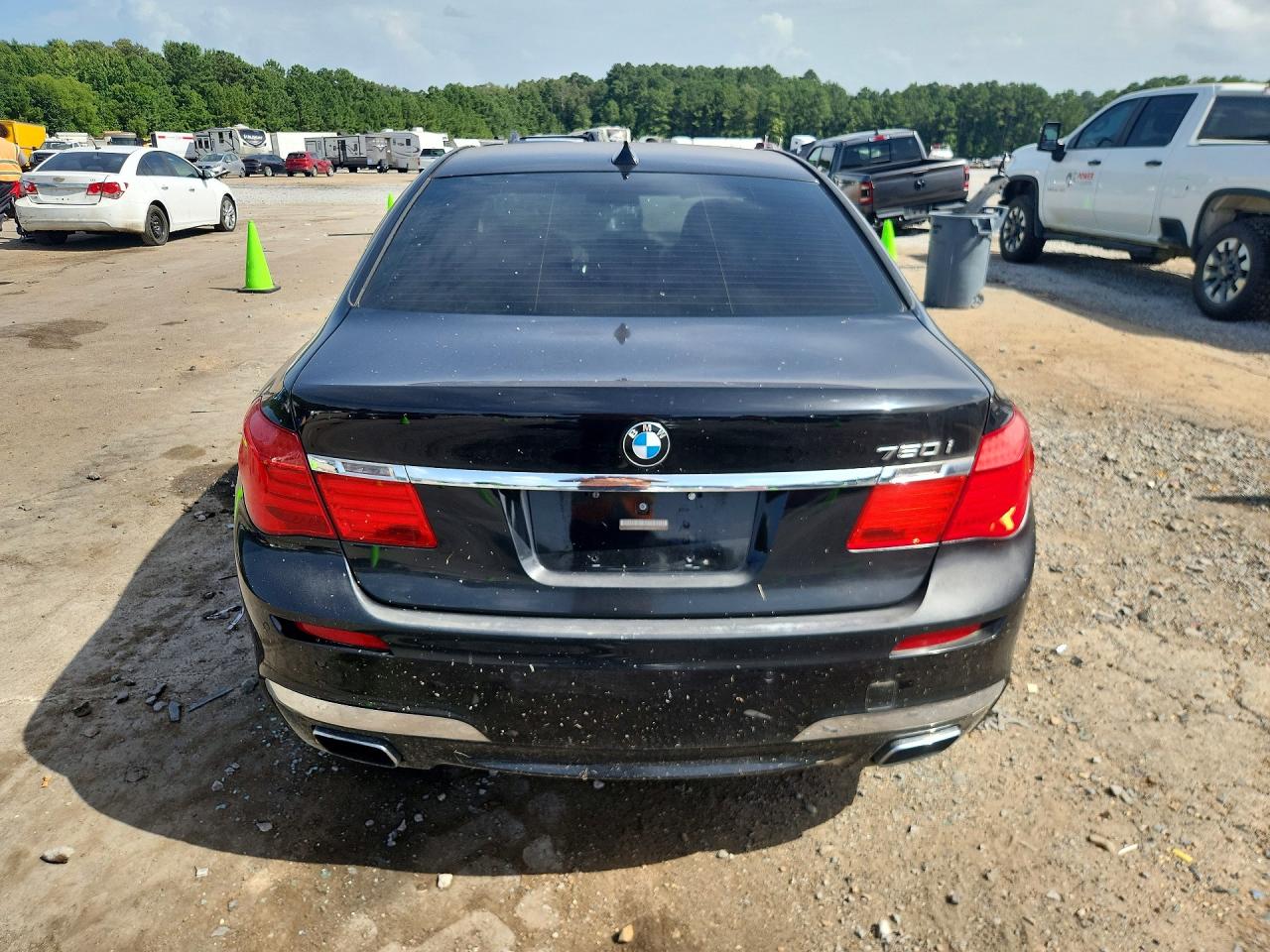 2010 Bmw 750 I Xdrive Black vin: WBAKC6C5XACL67527