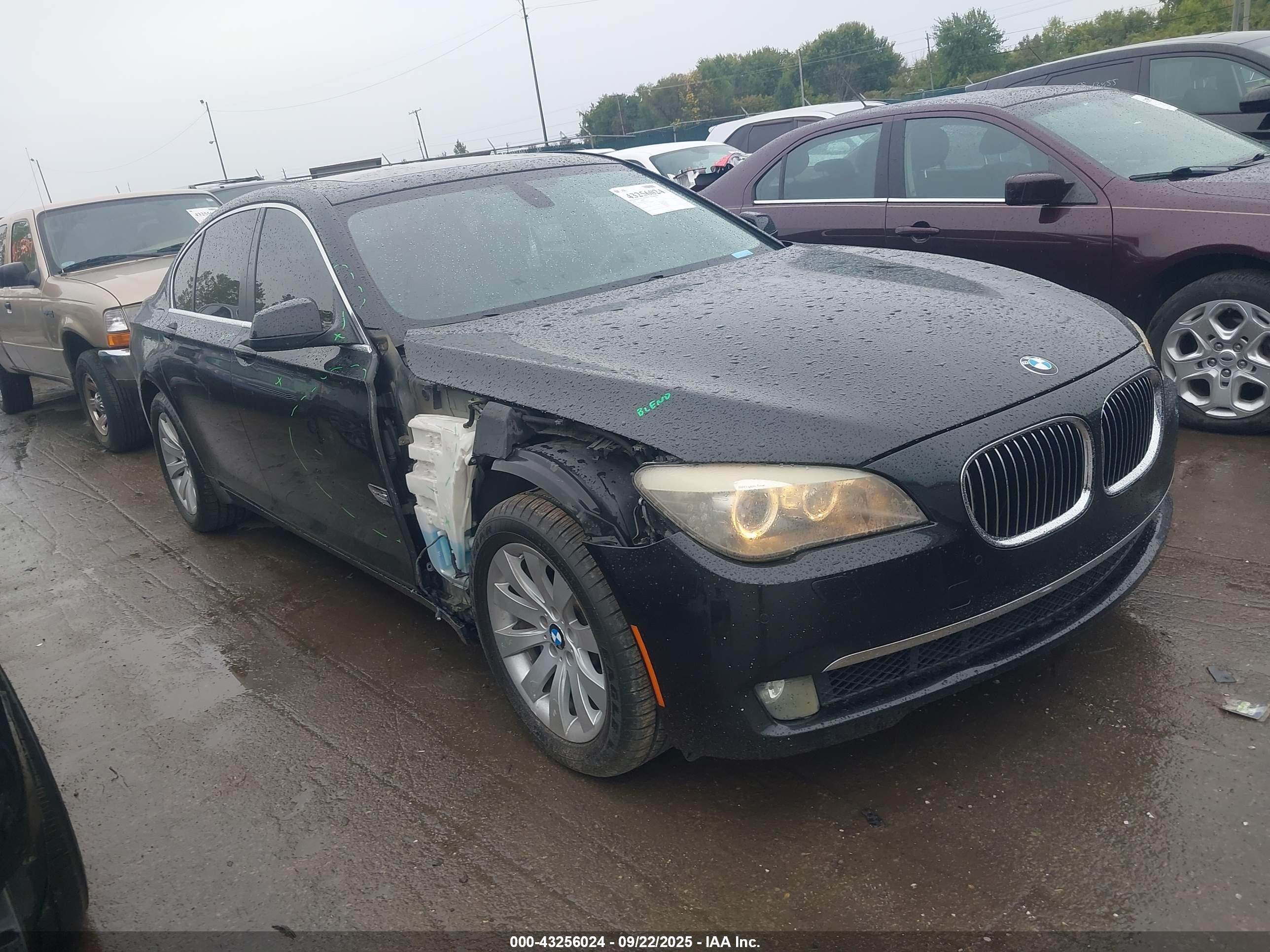 2010 Bmw 750i Xdrive Black vin: WBAKC6C5XACL67673