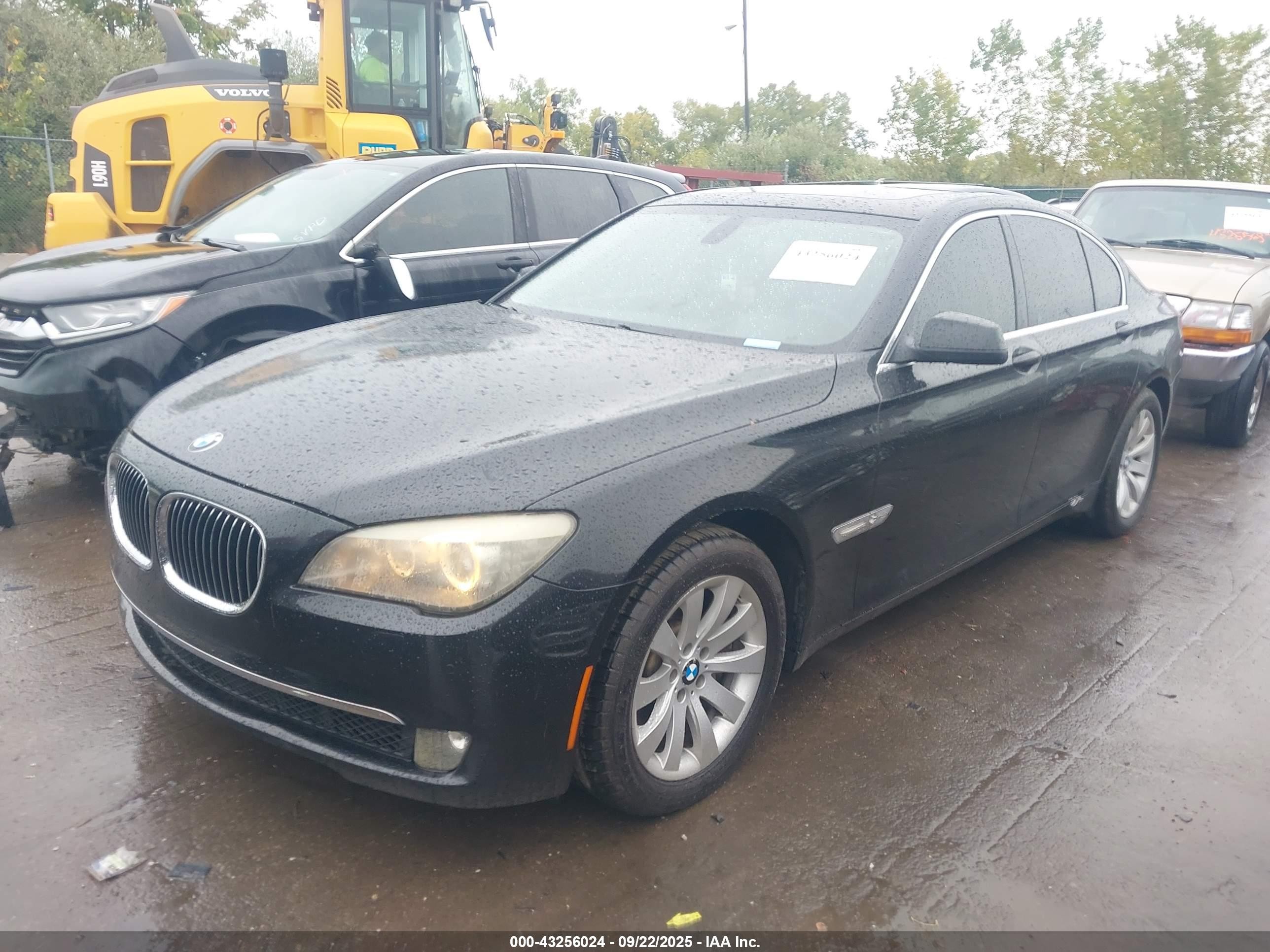 2010 Bmw 750i Xdrive Black vin: WBAKC6C5XACL67673